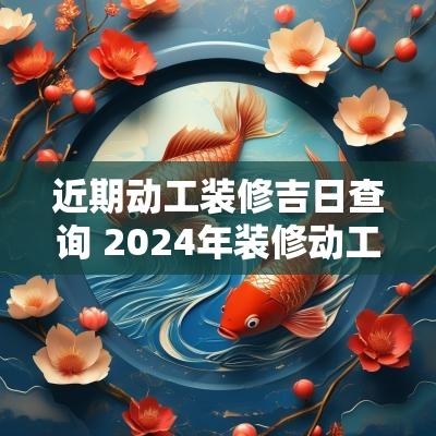 近期动工装修吉日查询 2025年装修动工黄道吉日一览表
