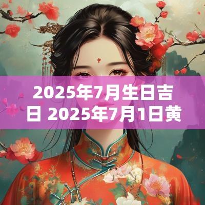 2025年7月生日吉日 2025年7月1日黄历