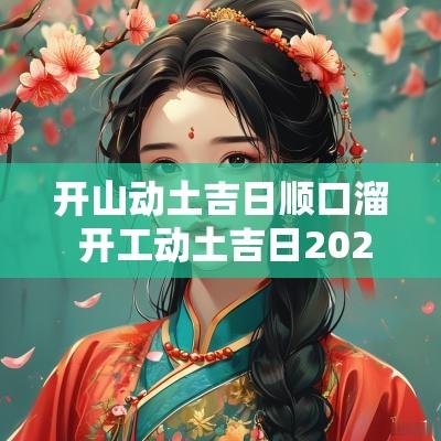 开山动土吉日顺口溜 开工动土吉日2025