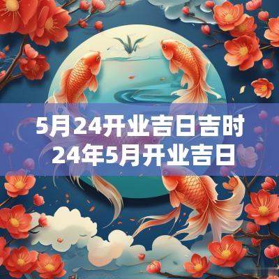 5月24开业吉日吉时 24年5月开业吉日