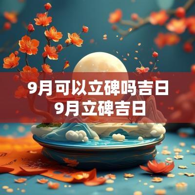 9月可以立碑吗吉日 9月立碑吉日