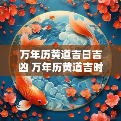 万年历黄道吉日吉凶 万年历黄道吉时查询