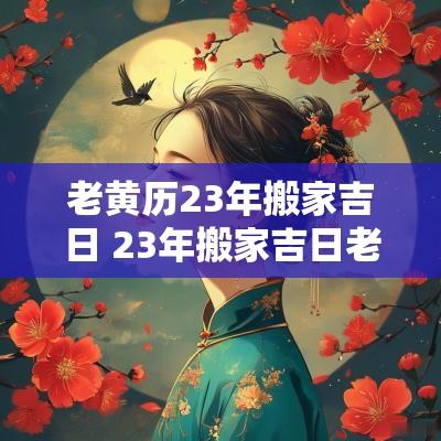 老黄历23年搬家吉日 23年搬家吉日老黄历