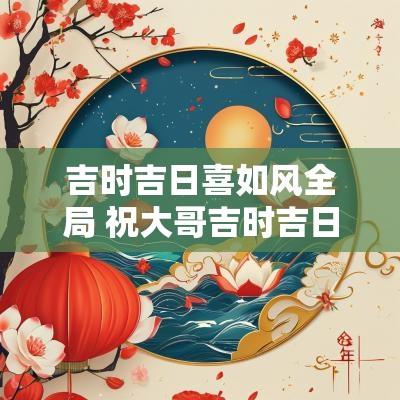 吉时吉日喜如风全局 祝大哥吉时吉日喜如风
