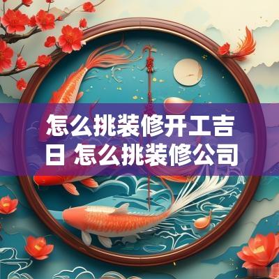 怎么挑装修开工吉日 怎么挑装修公司