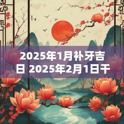 2025年1月补牙吉日 2025年2月1日干支