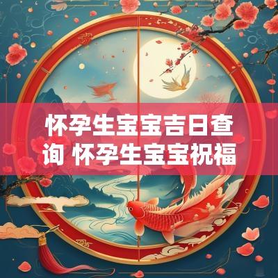 怀孕生宝宝吉日查询 怀孕生宝宝祝福语