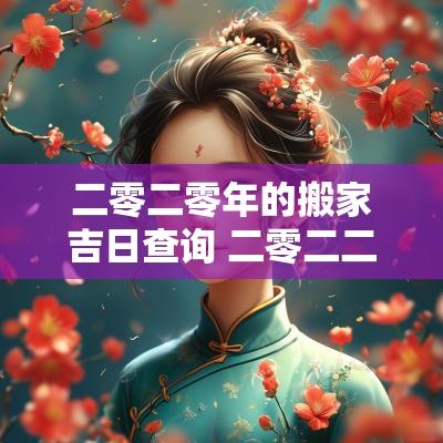 二零二零年的搬家吉日查询 二零二二年十二月搬家吉日