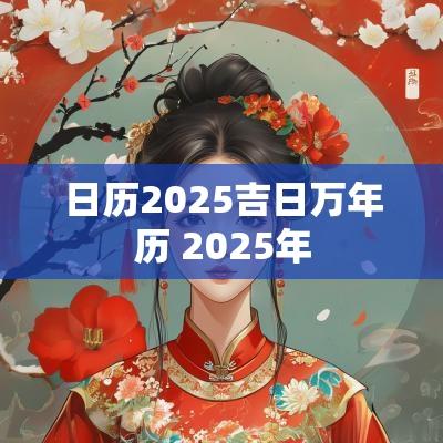 日历2025吉日万年历 2025年