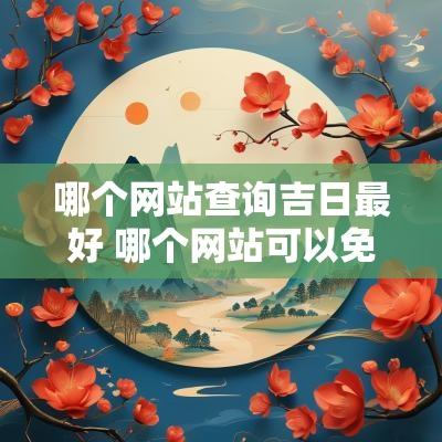 哪个网站查询吉日最好 哪个网站可以免费查询公司信息