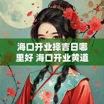 海口开业择吉日哪里好 海口开业黄道吉日怎么选