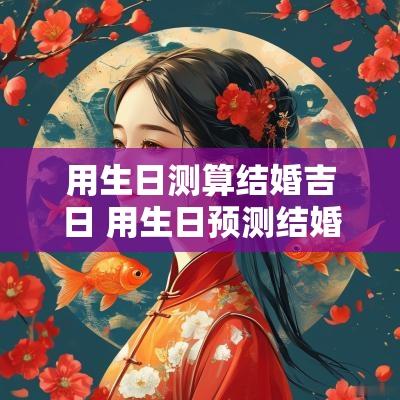 用生日测算结婚吉日 用生日预测结婚