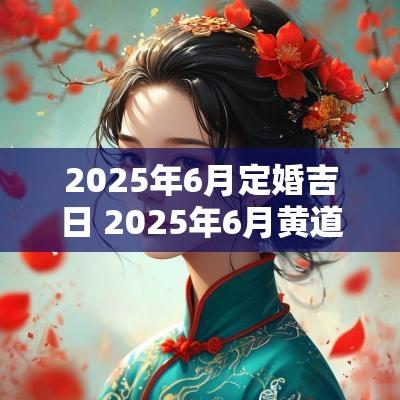 2025年6月定婚吉日 2025年6月黄道吉日