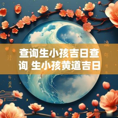 查询生小孩吉日查询 生小孩黄道吉日查询2025年10月份