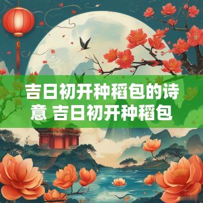 吉日初开种稻包的诗意 吉日初开种稻包古诗带拼音