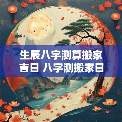 生辰八字测算搬家吉日 八字测搬家日子