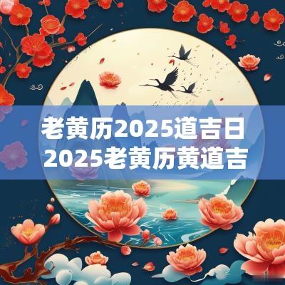 老黄历2025道吉日 2025老黄历黄道吉日一览表