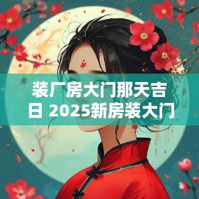 装厂房大门那天吉日 2025新房装大门吉日