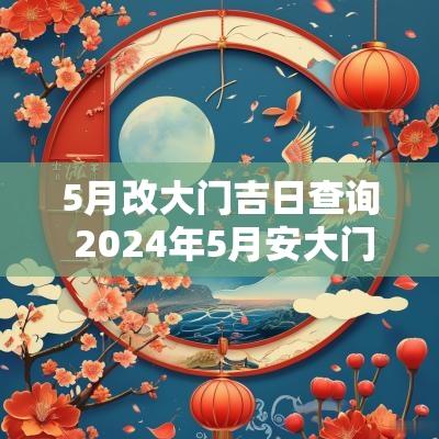 5月改大门吉日查询 2025年5月安大门吉日
