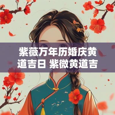 紫薇万年历婚庆黄道吉日 紫微黄道吉日