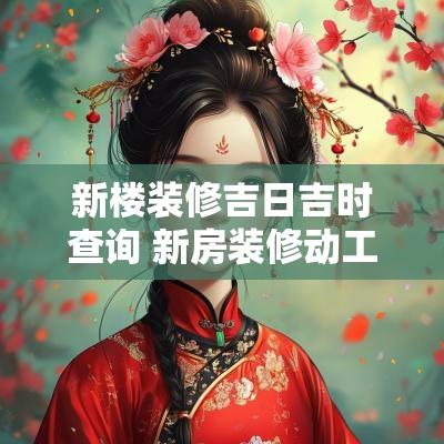 新楼装修吉日吉时查询 新房装修动工吉日吉时查询