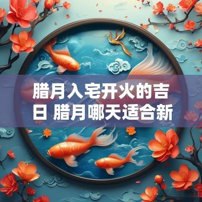 腊月入宅开火的吉日 腊月哪天适合新房开火