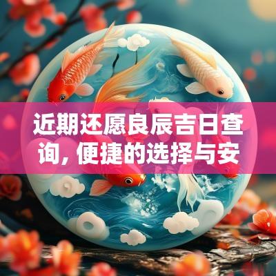 近期还愿良辰吉日查询, 便捷的选择与安排