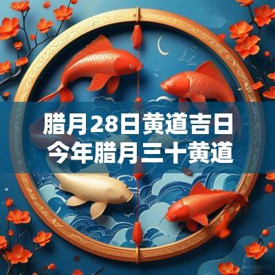 腊月28日黄道吉日 今年腊月三十黄道吉日