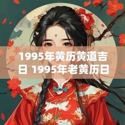 1995年黄历黄道吉日 1995年老黄历日历