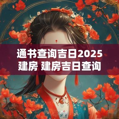 通书查询吉日2025建房 建房吉日查询2025