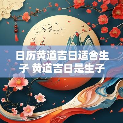 日历黄道吉日适合生子 黄道吉日是生子吉日吗