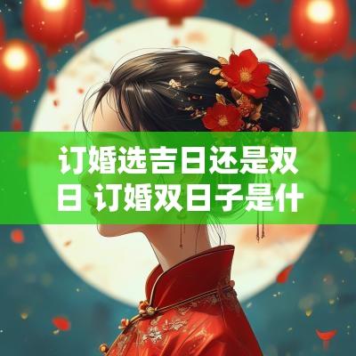 订婚选吉日还是双日 订婚双日子是什么意思