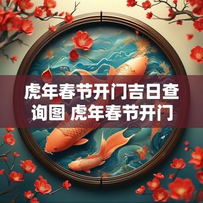 蛇年春节开门吉日查询图 蛇年春节开门吉言