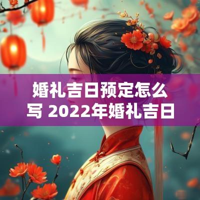 婚礼吉日预定怎么写 2025年婚礼吉日