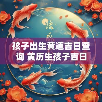 孩子出生黄道吉日查询 黄历生孩子吉日查询2025