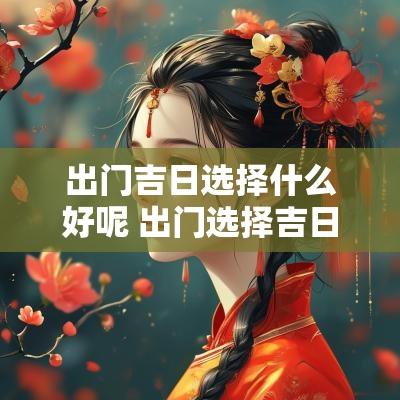 出门吉日选择什么好呢 出门选择吉日