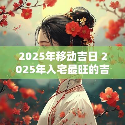 2025年移动吉日 2025年入宅最旺的吉日