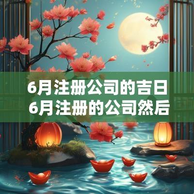 6月注册公司的吉日 6月注册的公司然后什么时候报税