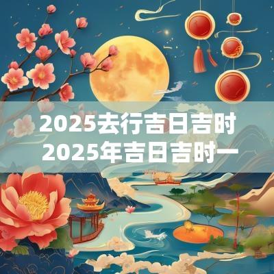 2025去行吉日吉时 2025年吉日吉时一览表