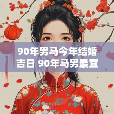 90年男马今年结婚吉日 90年马男最宜婚配对象