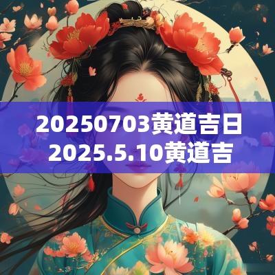 20250703黄道吉日 2025.5.10黄道吉日