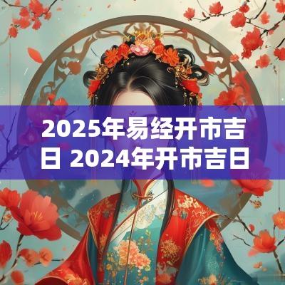 2025年易经开市吉日 2025年开市吉日