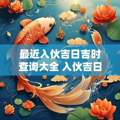 最近入伙吉日吉时查询大全 入伙吉日查询2025年2月