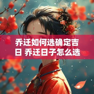 乔迁如何选确定吉日 乔迁日子怎么选吉日 乔迁如何选确定吉日 乔迁日子怎么选吉日