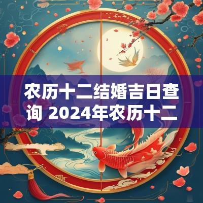 农历十二结婚吉日查询 2025年农历十二月结婚黄道吉日