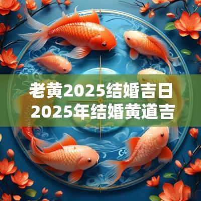 老黄2025结婚吉日 2025年结婚黄道吉日查询