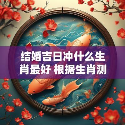 结婚吉日冲什么生肖最好 根据生肖测结婚吉日