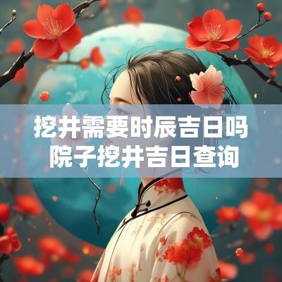 挖井需要时辰吉日吗 院子挖井吉日查询表