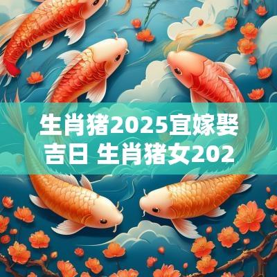 生肖猪2025宜嫁娶吉日 生肖猪女2025完婚吉日