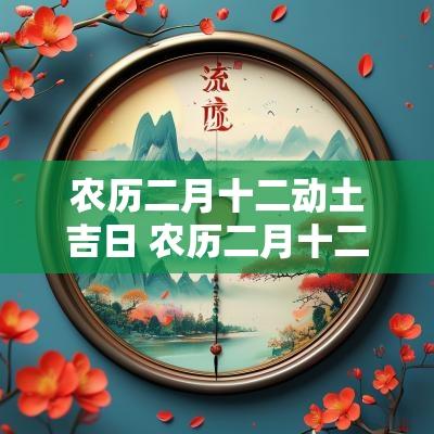 农历二月十二动土吉日 农历二月十二可以动土吗 农历二月十二动土吉日 农历二月十二可以动土吗